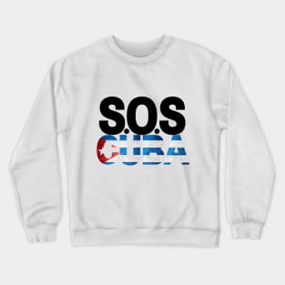 SOSCUBA || CUBAN FLAG Crewneck Sweatshirt